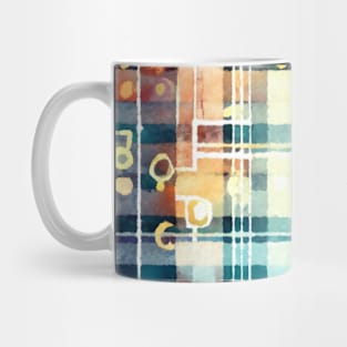 Rustic Circuit Plaid Mug